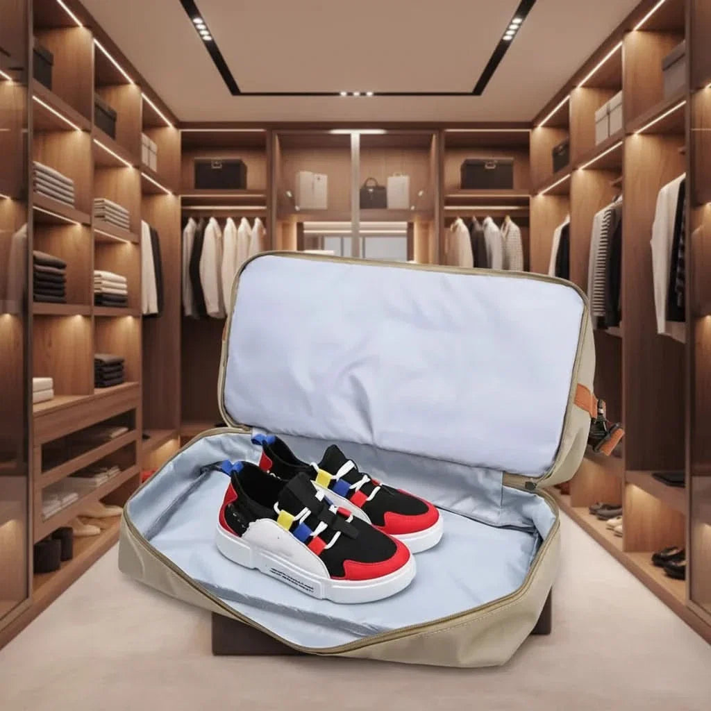 Sports Bag Featuring Separate Compartment for Footwear
