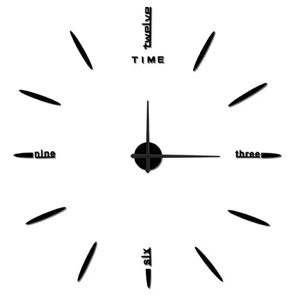 Unique Large Acrylic Wall Clock in Modern Design