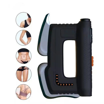 Fascia Scraping Tool with Gua Sha | Microcurrent Massager, Heat & Red Light
