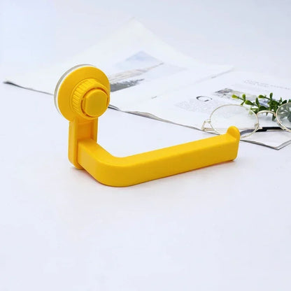 Toilet Paper and Towel Holder with Suction Technology - Waterproof & Strong for Bathroom, Kitchen & RV