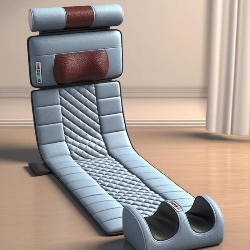 Heat-Enhanced Full Body Massage Mattress with 10 Vibration Zones for Back, Waist, Hips, Thighs, and Calves