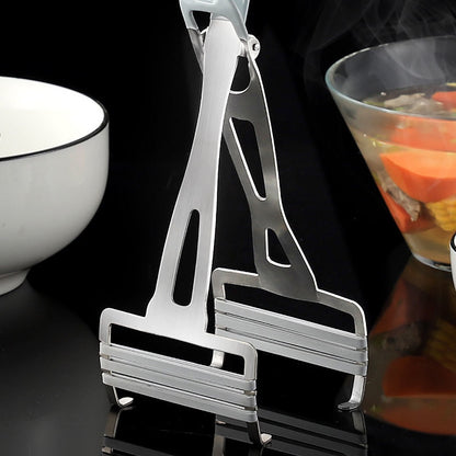 Stainless Steel Hot Plate Lifter Tool for Easy Handling