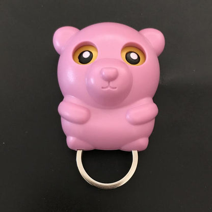 Charming Animal Keychain Organizer Hook with Magnetic Design