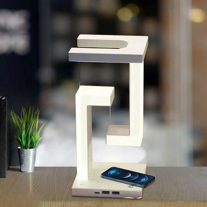 Wireless Night Lamp with Anti-Gravity Orbit Charging Feature