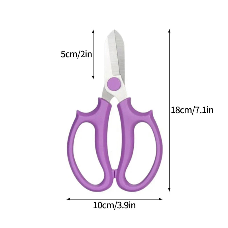 Professional Garden Shears with Ergonomic Handle - Precision Flower Pruner