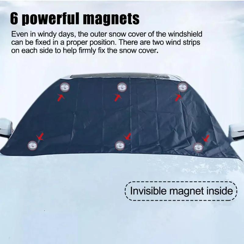 Magnetic Car Windshield Cover – Frost and UV Protection for All Seasons
