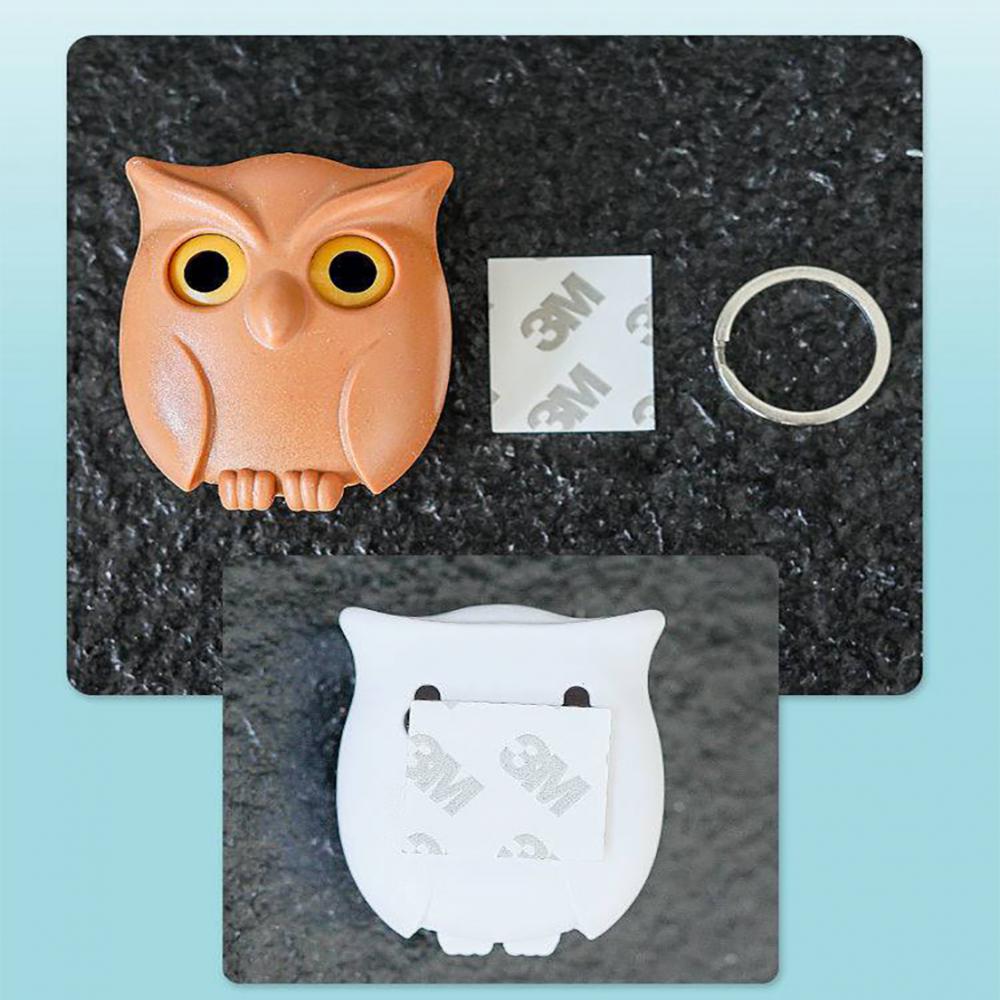 Charming Animal Keychain Organizer Hook with Magnetic Design