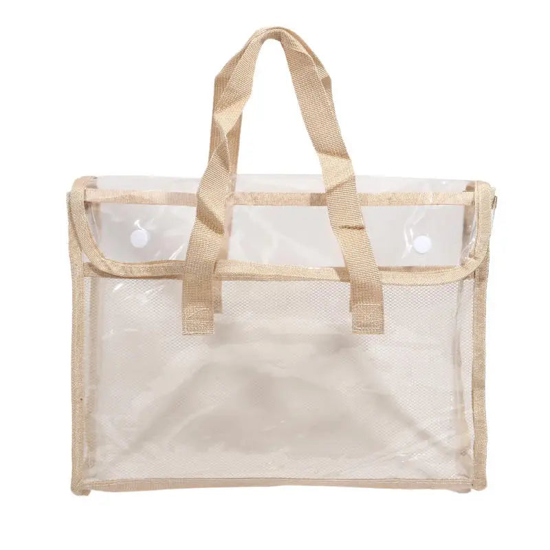 A4 Document Bag | Waterproof & Transparent | Spacious with Carry Handle