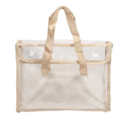 A4 Document Bag | Waterproof & Transparent | Spacious with Carry Handle