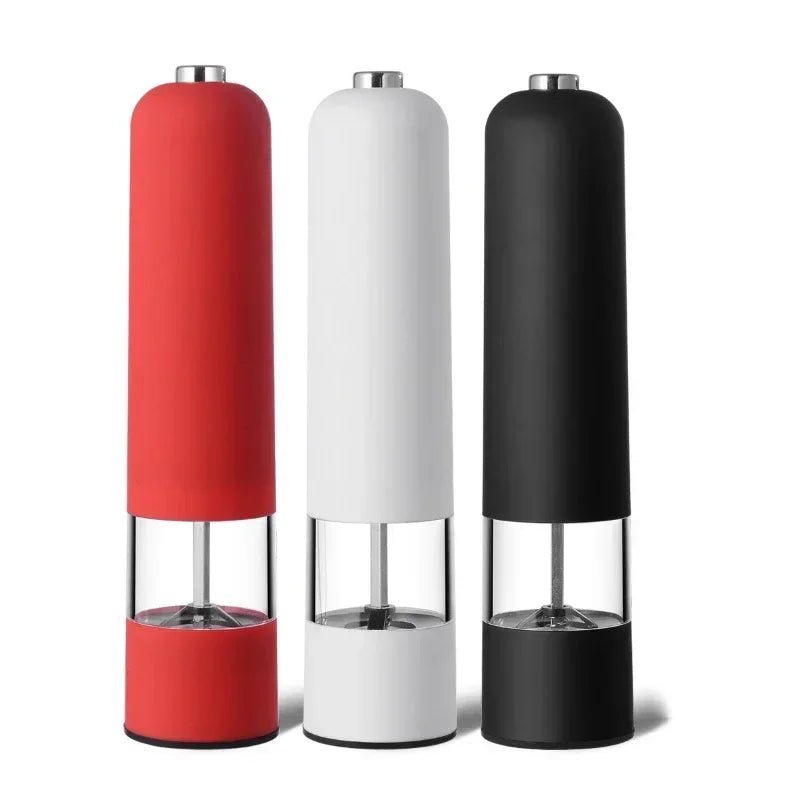Adjustable Wireless Spice Grinder with LED Light - Stainless Steel Design