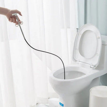 Eco-Friendly Flexible Pipe Cleaning Spiral - 160cm Length