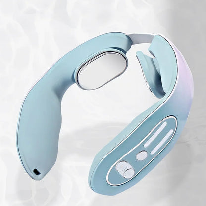Portable Neck Massager with Heat – 12 Levels of Infrared EMS Therapy