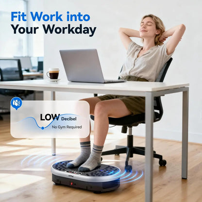 Full Body Shaker Exercise Machine with 120 Speeds, 9 Programs, Remote & 300 lb Limit