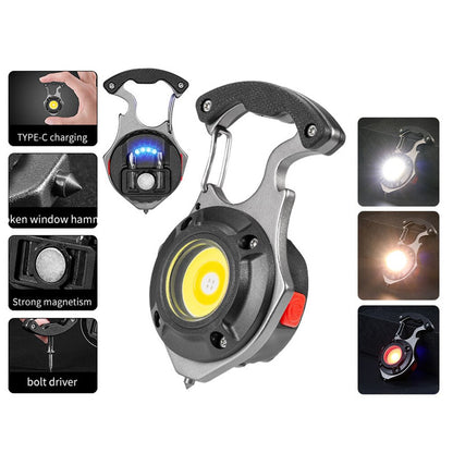 7-in-1 Keychain Camping Lamp for Survival Use