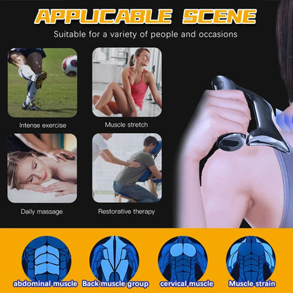 Electric Muscle Scraper with Vibration, Heat, 5 Intensities & USB Charger