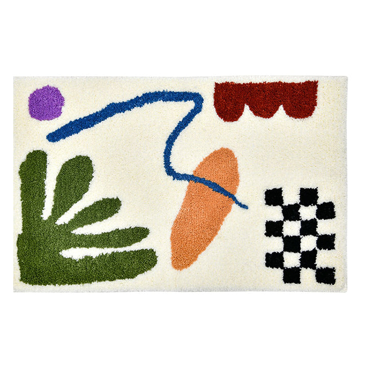 Stylish Abstract Area Rug for Bedroom Décor