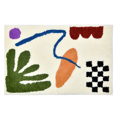 Stylish Abstract Area Rug for Bedroom Décor