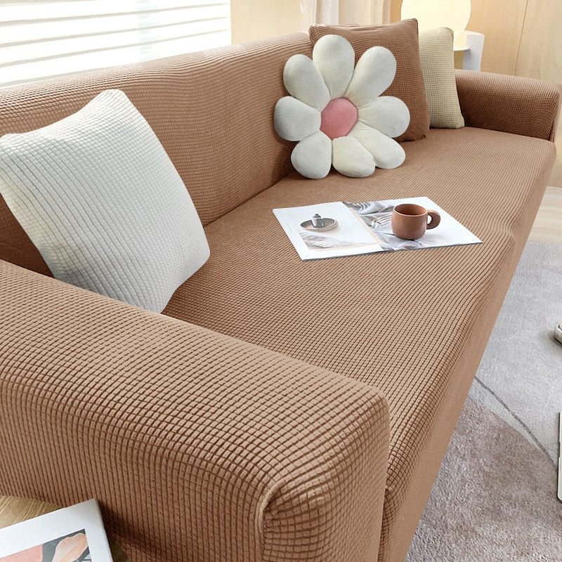 Elastic Sofa Protector Cover – Fits Corner and Standard Sofas