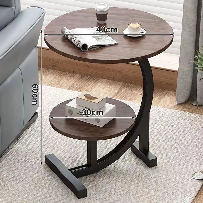 Luxury Two-Layer Adjustable Mini Side Table