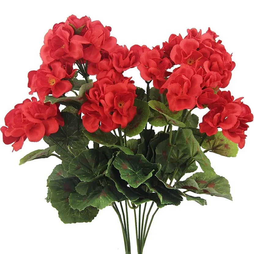 Artificial Begonia Flower for Weddings & Home Decor | Bonsai, Windowsill, DIY Craft Projects