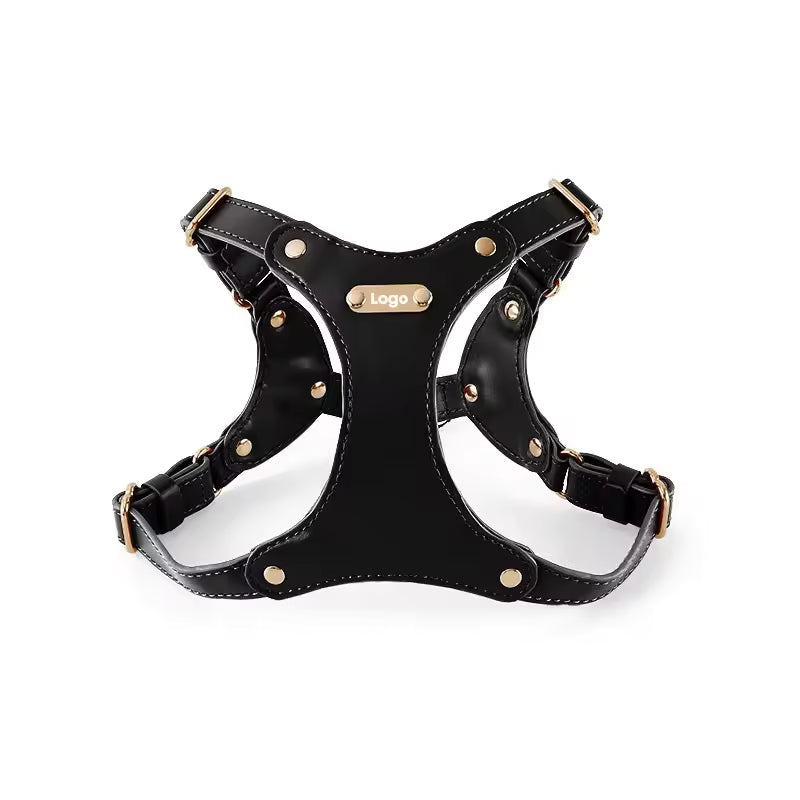 Customizable Leather Dog Harness for Ultimate Comfort