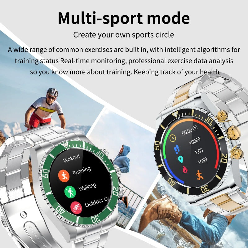 LuxuraTech Versatile Bluetooth Fitness Smartwatch