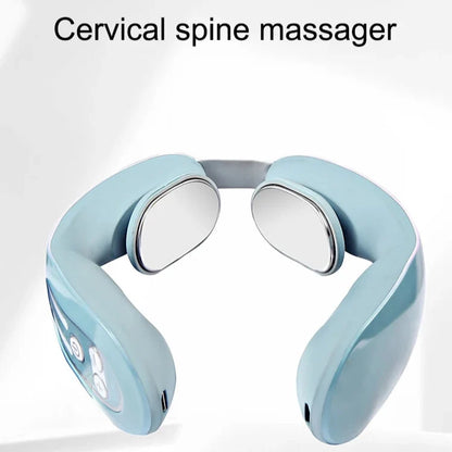 Portable Neck Massager with Heat – 12 Levels of Infrared EMS Therapy