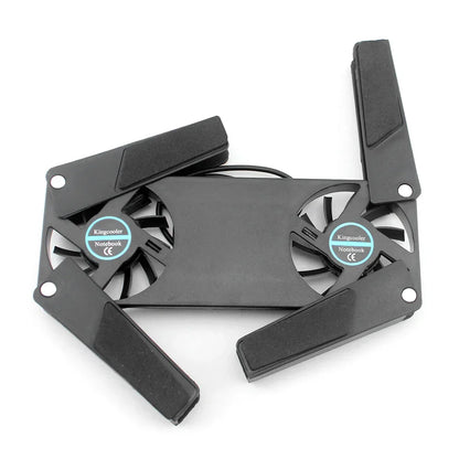 Portable Laptop Cooling Stand with Dual 60mm Fans