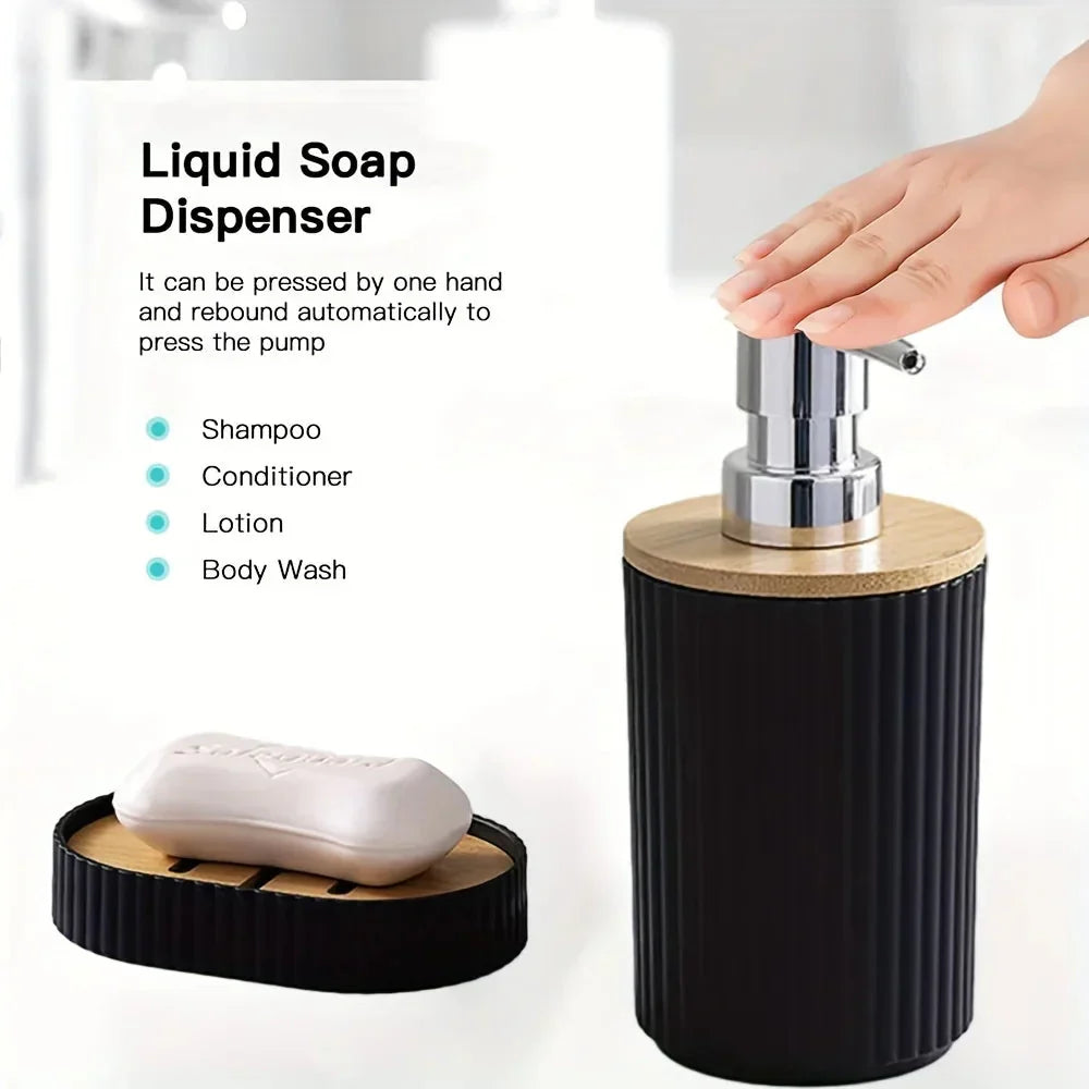 Bamboo Accent 6-Piece Bathroom Set