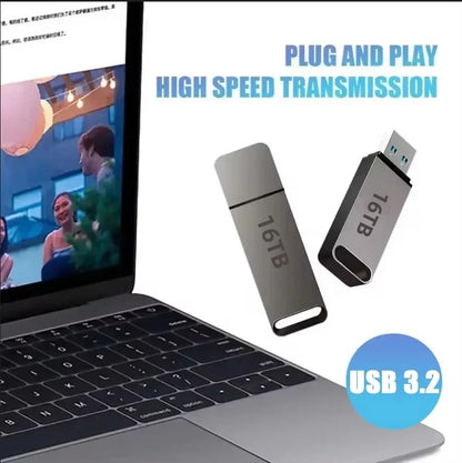 AquaGuard 16TB Resilient USB Drive for Ultimate Protection