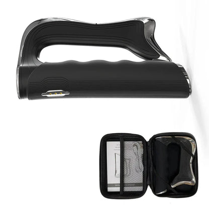 Rechargeable Handheld Muscle Massager with Microcurrent & Vibration – 3 Modes