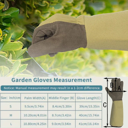 Breathable Thorn-Proof Gloves for Gardeners - Durable Microfiber Leather