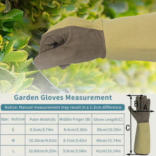 Breathable Thorn-Proof Gloves for Gardeners - Durable Microfiber Leather