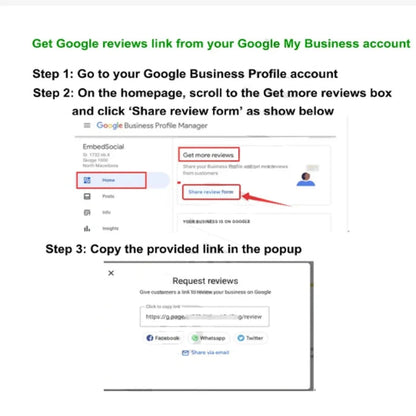 NFC Feedback Card for Google Reviews - Collect Customer Opinions Easily