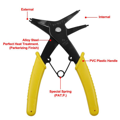 Dual Function Snap Ring Pliers Tool