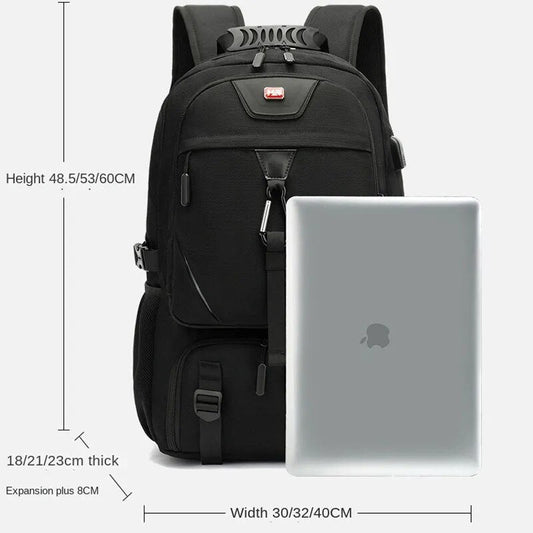 Explorer Backpack with USB Port – 50L to 80L Travel Capacity