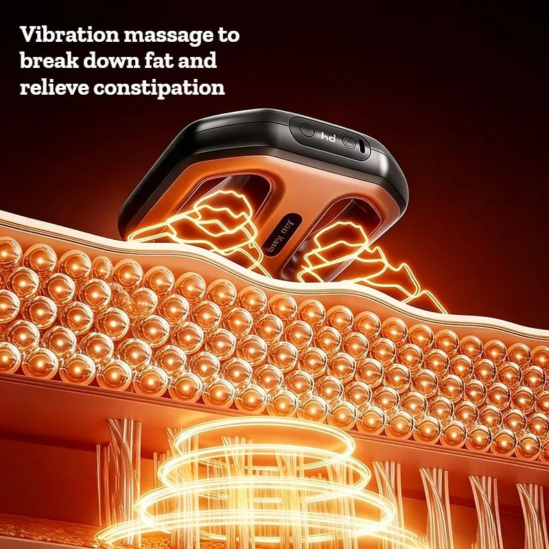 Portable Mini Vibration Massager Ring for Muscle Tension and Pain Relief