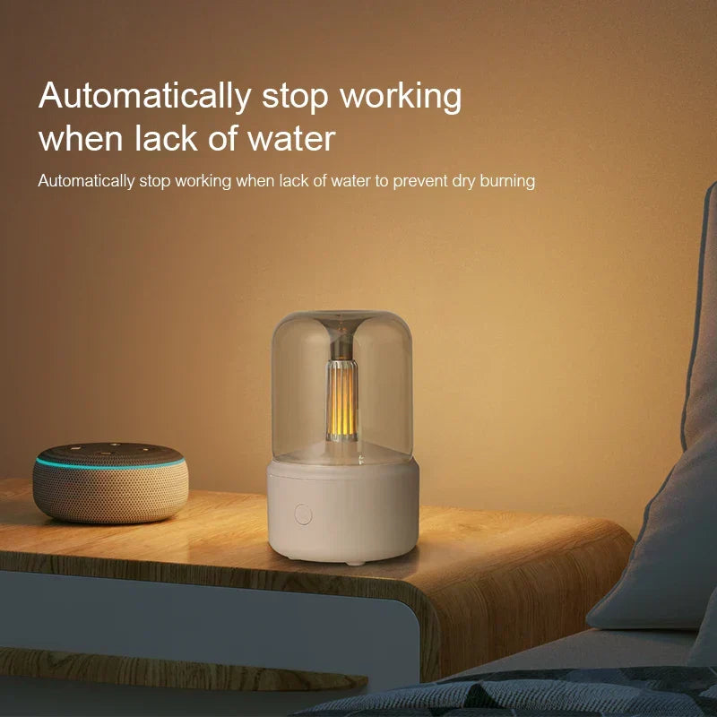 Serenity Mist: 2-in-1 USB Aroma Humidifier & Night Light