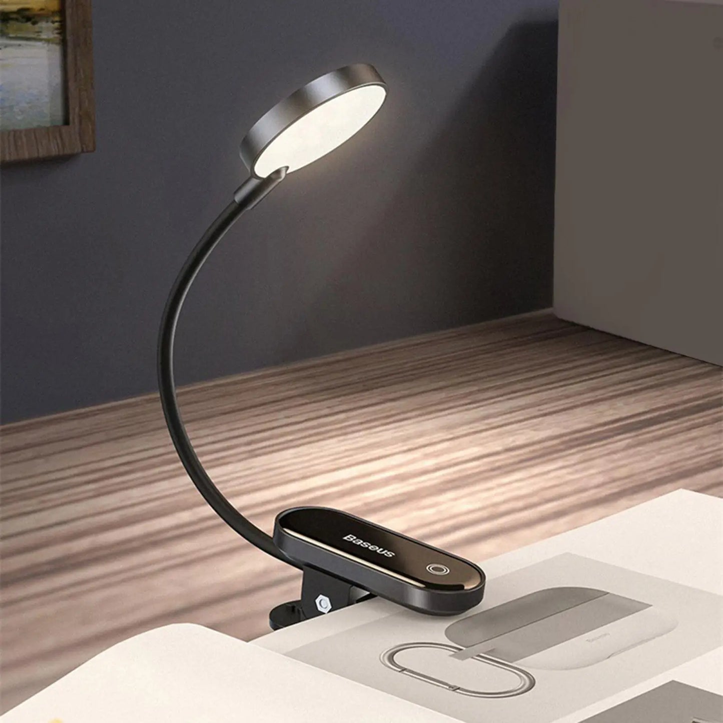 Adjustable Arm Desk Lamp with 360-Degree Flexibility