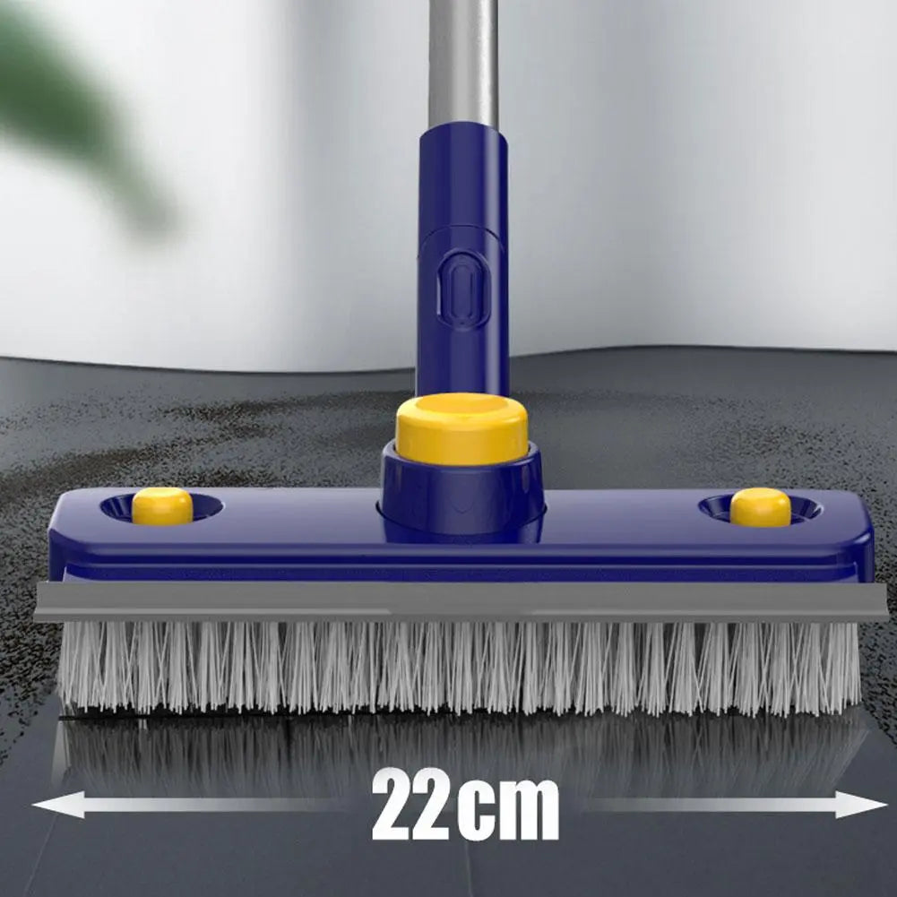 Dual-Action V-Shaped Floor Cleaner with Extended Handle