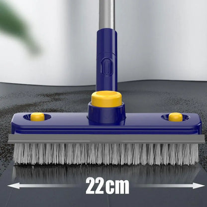 Dual-Action V-Shaped Floor Cleaner with Extended Handle