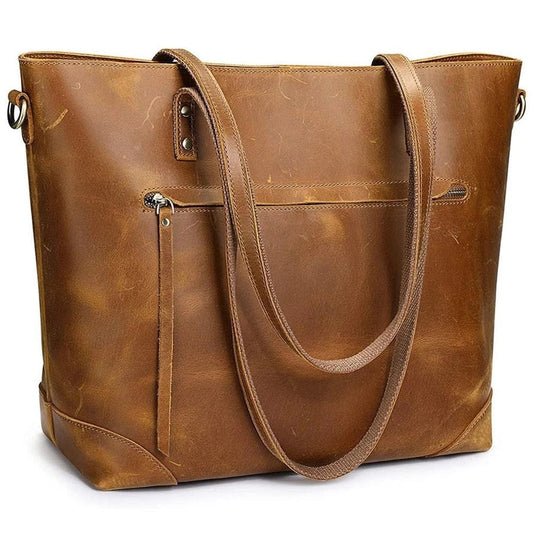 Retro Faux Leather Handbag