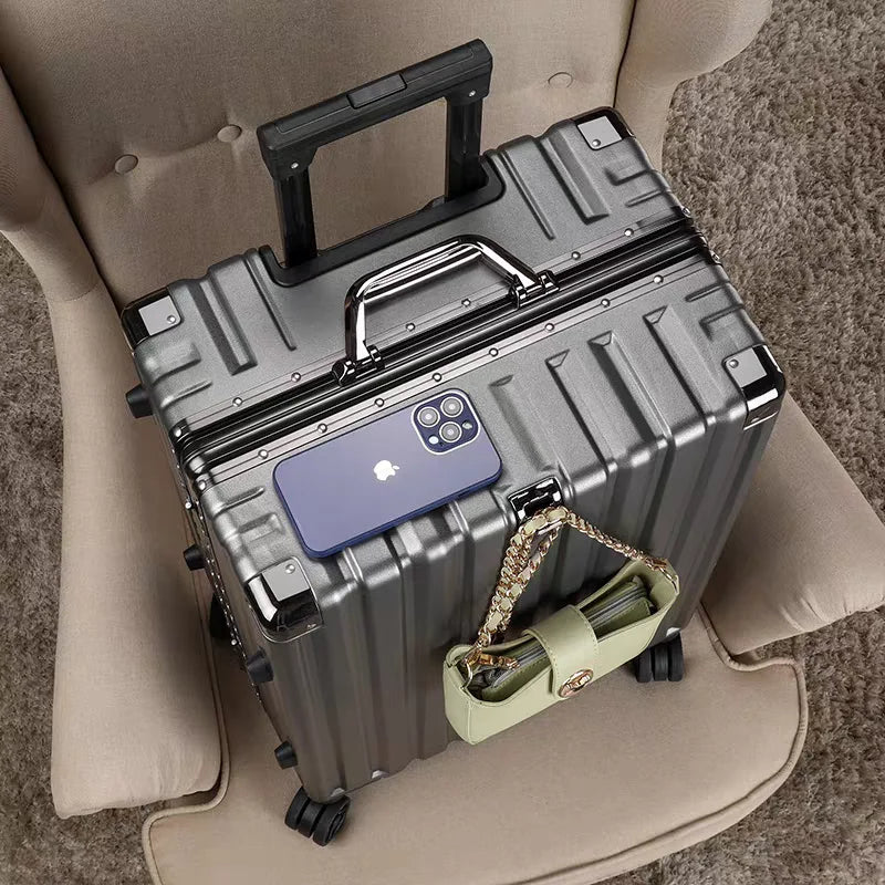 Premium Hardshell Luggage with Robust Aluminum Frame