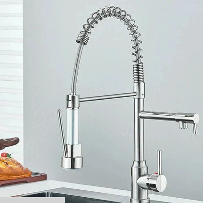 Kitchen Faucet with 360° Swivel Spout