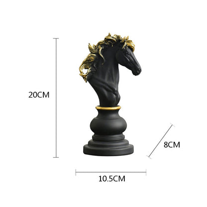 Handcrafted Chess Piece - GrandCheck Design for Home Decor