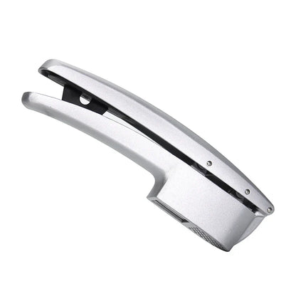 Garlic Slicer and Press Combo with Built-In Cleaning Brush – Durable Aluminum
