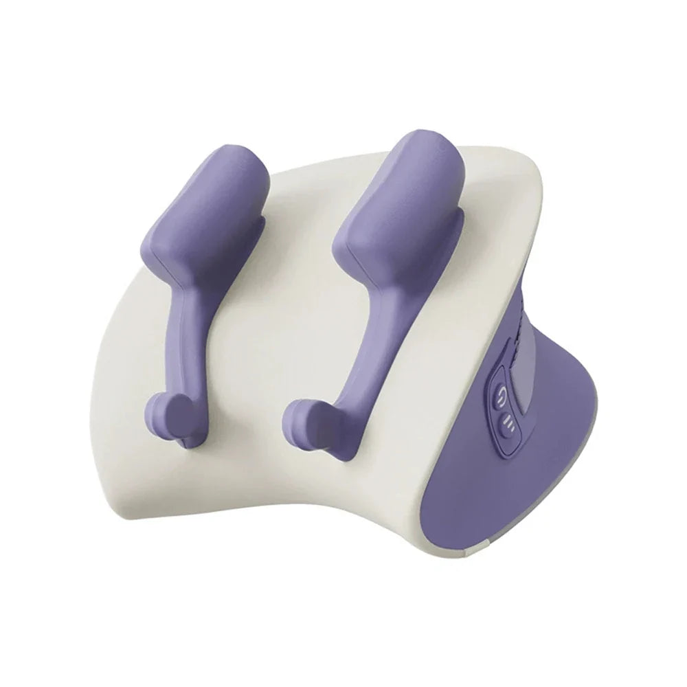 Rechargeable Neck and Shoulder Massager with Heat – 6D Kneading Heads, 2 Levels