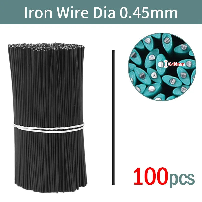 Reusable Plant Ties - 100 Pieces | Coated Wire | 8–20 cm