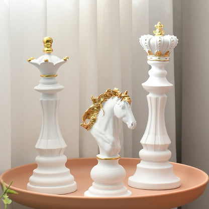 Handcrafted Chess Piece - GrandCheck Design for Home Decor