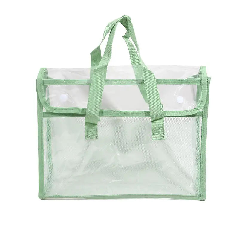 A4 Document Bag | Waterproof & Transparent | Spacious with Carry Handle